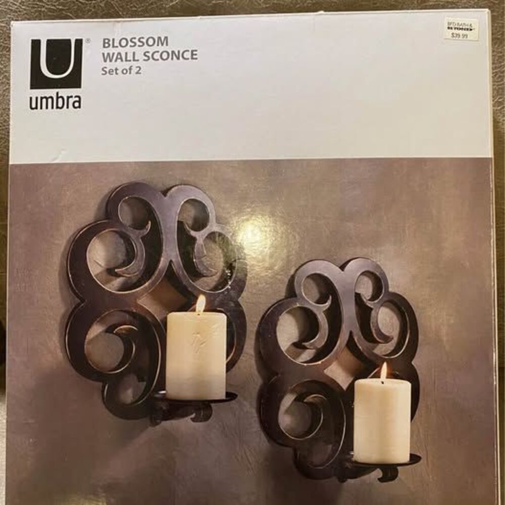 2 pc wall sconce